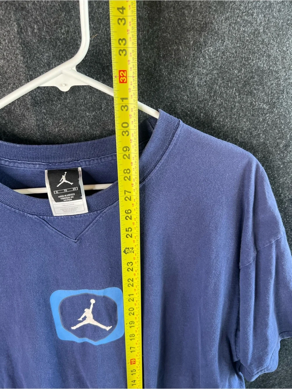 Vintage‎ Nike Air Jordan Graphic Navy Blue T-Shirt Men’s Size XL Y2K 90s Style